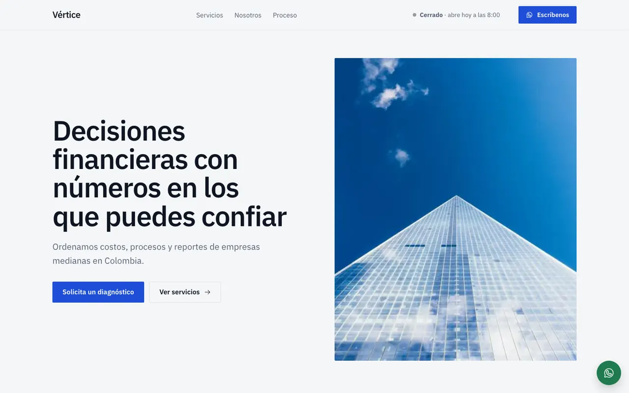 Vista de la plantilla Ledger